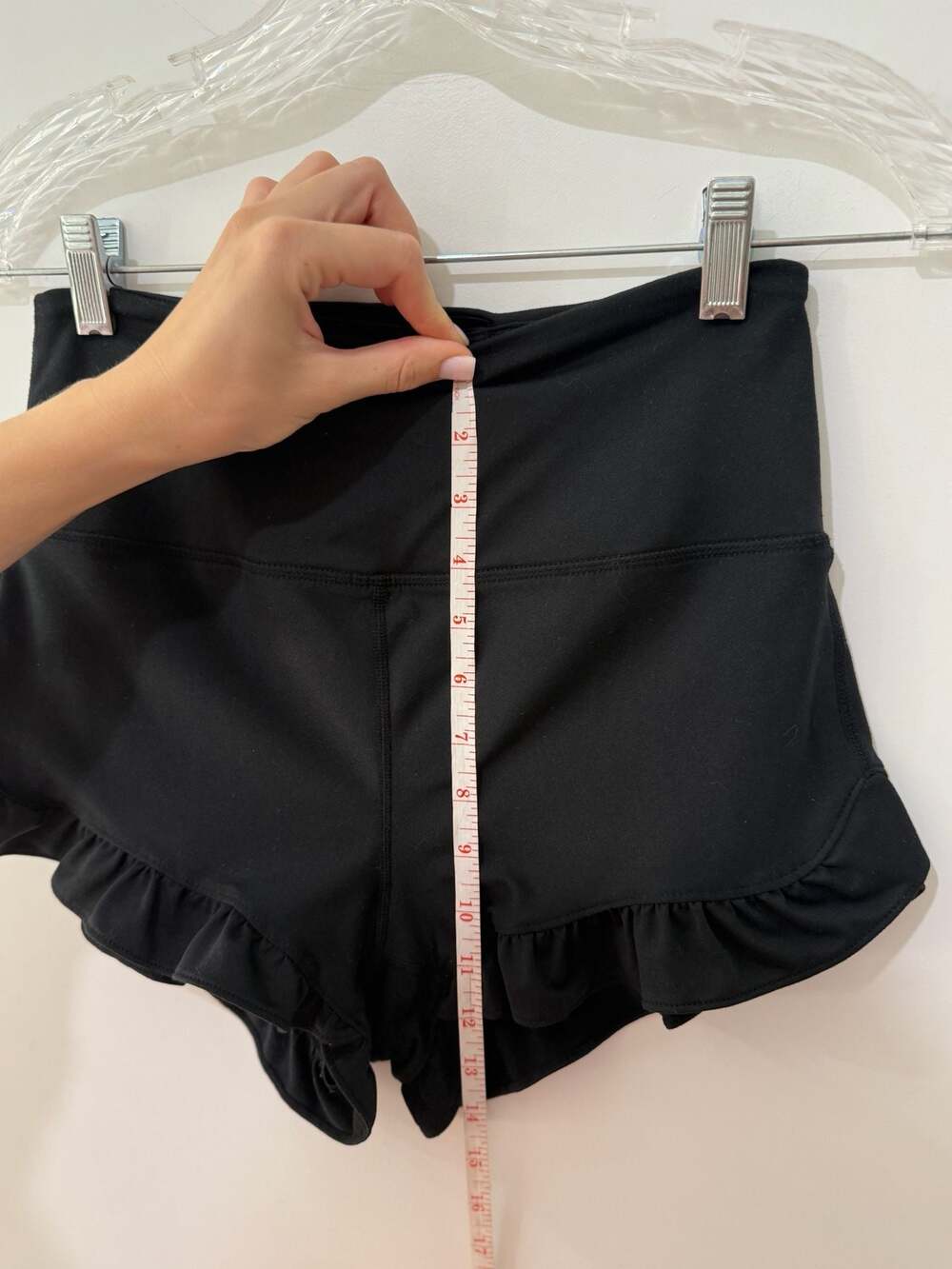 Free People FP Movement High-Rise Ruffle Hem Athletic Shorts - Picture 6 of 7